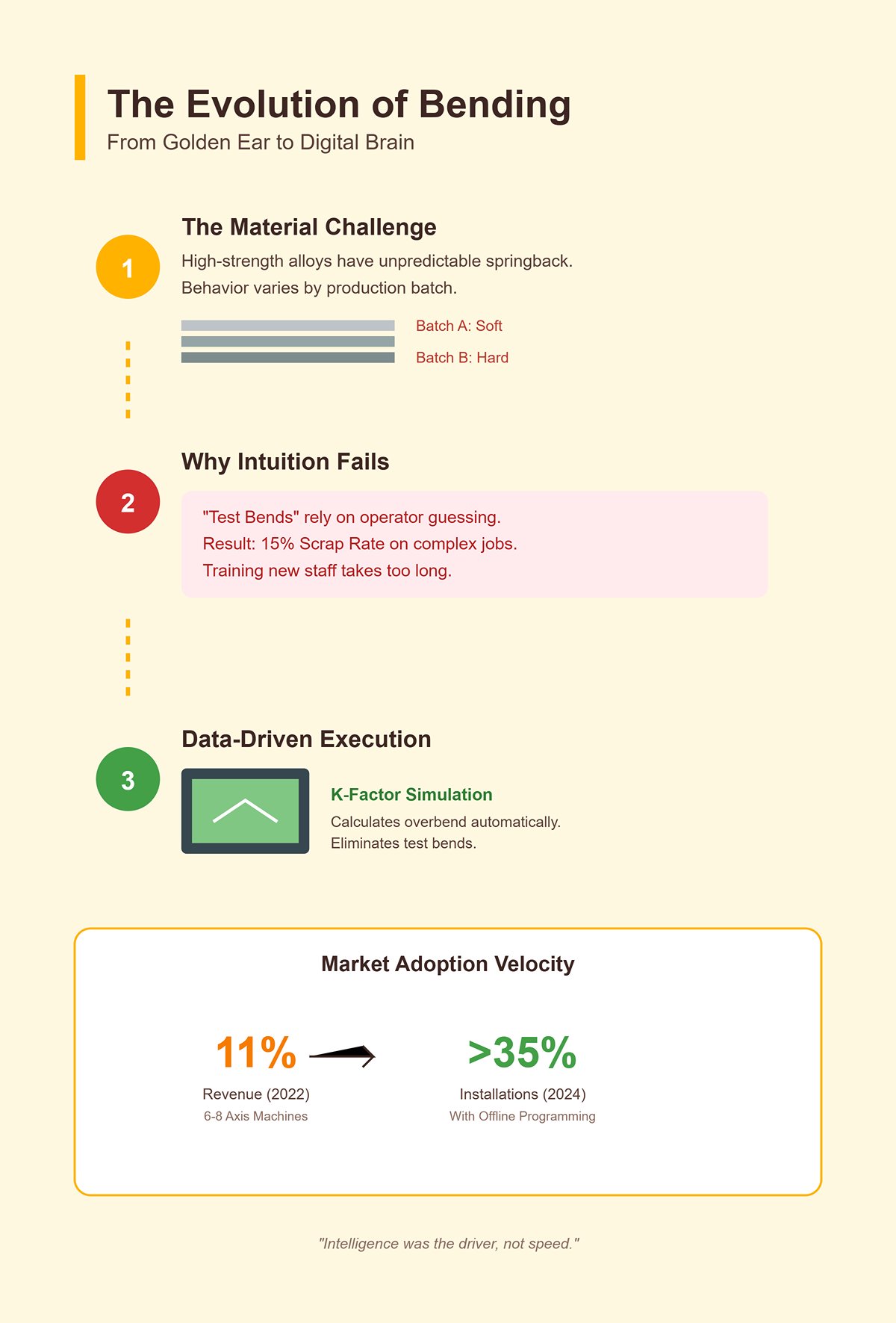 Why “operator feel” is no longer enough to combat springback