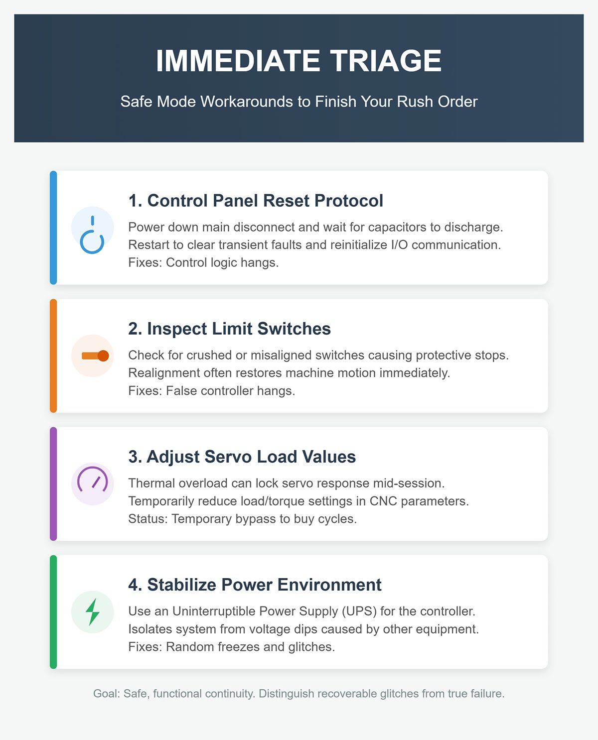 Immediate Triage: Safe Mode Workarounds to Finish Your Rush Order Tonight