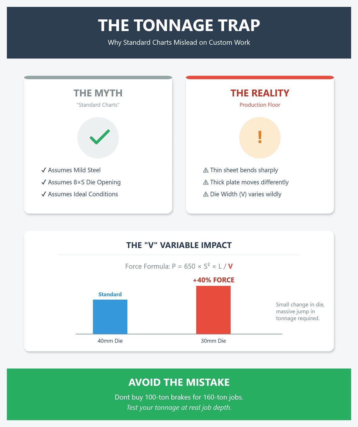 The “Air Bending” Trap: Why Standard Charts Mislead on Custom Work