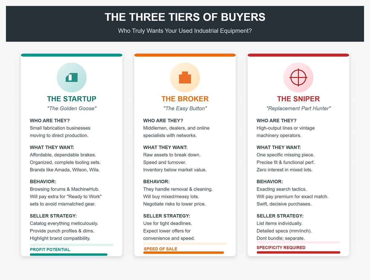 The Three Tiers of Buyers: Who Truly Wants Your Used Equipment?