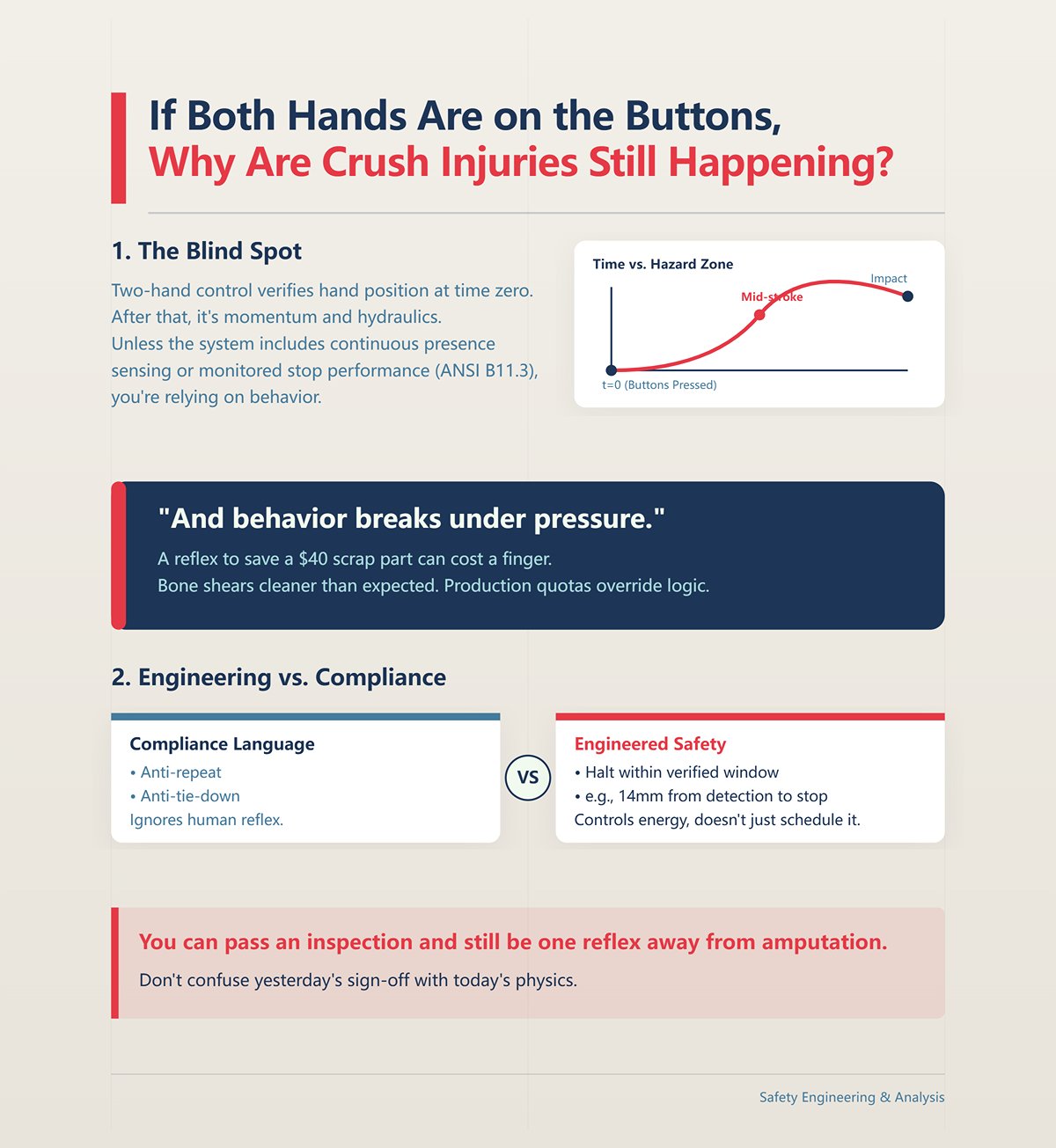If Both Hands Are on the Buttons, Why Are Crush Injuries Still Happening?