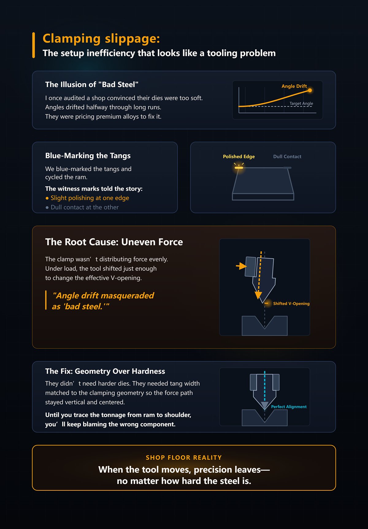 Clamping slippage: The setup inefficiency that looks like a tooling problem
